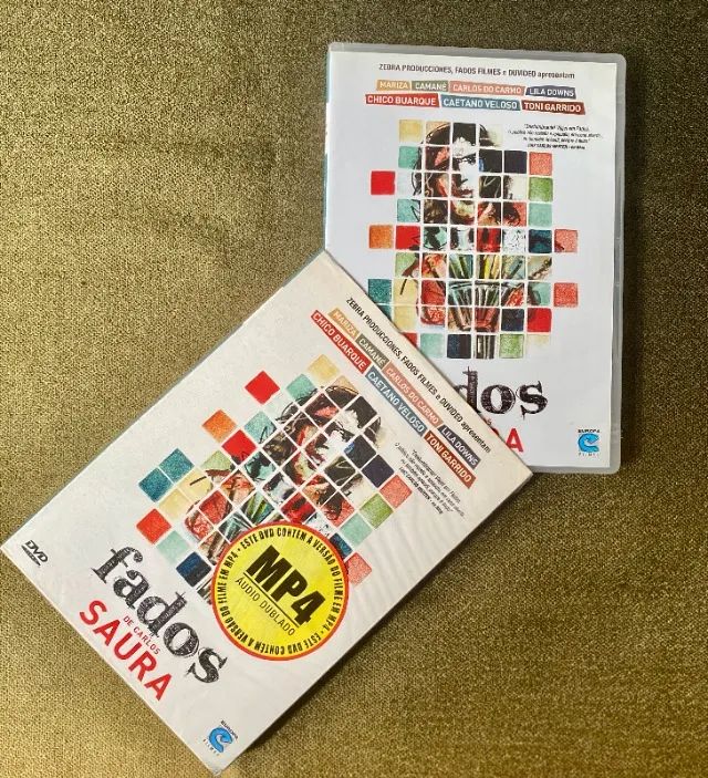 DVD com luva do filme Fados (Carlos Saura) - CDs, DVDs etc