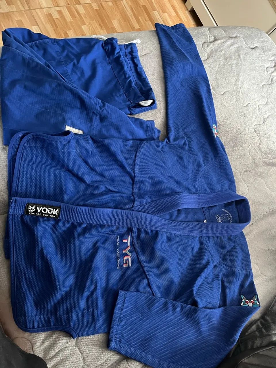 Kimono Jiujitsu Vouk TYG - A3 Azul  - Foto 3