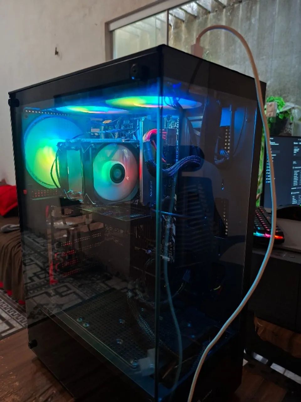 PC GAMER com placa de vídeo 