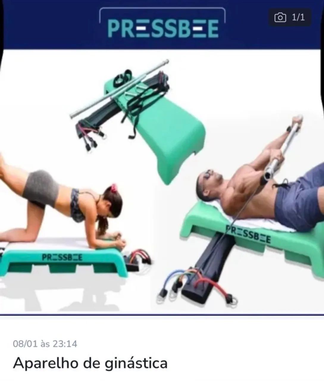 Equipamento de ginástica 