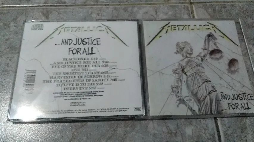 Cd Metallica ... and justice for all - Novíssimo - Foto 4