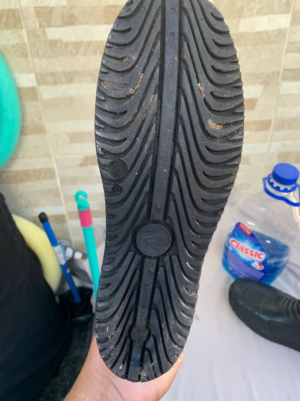 Bota de chuva motoqueiro - Foto 2