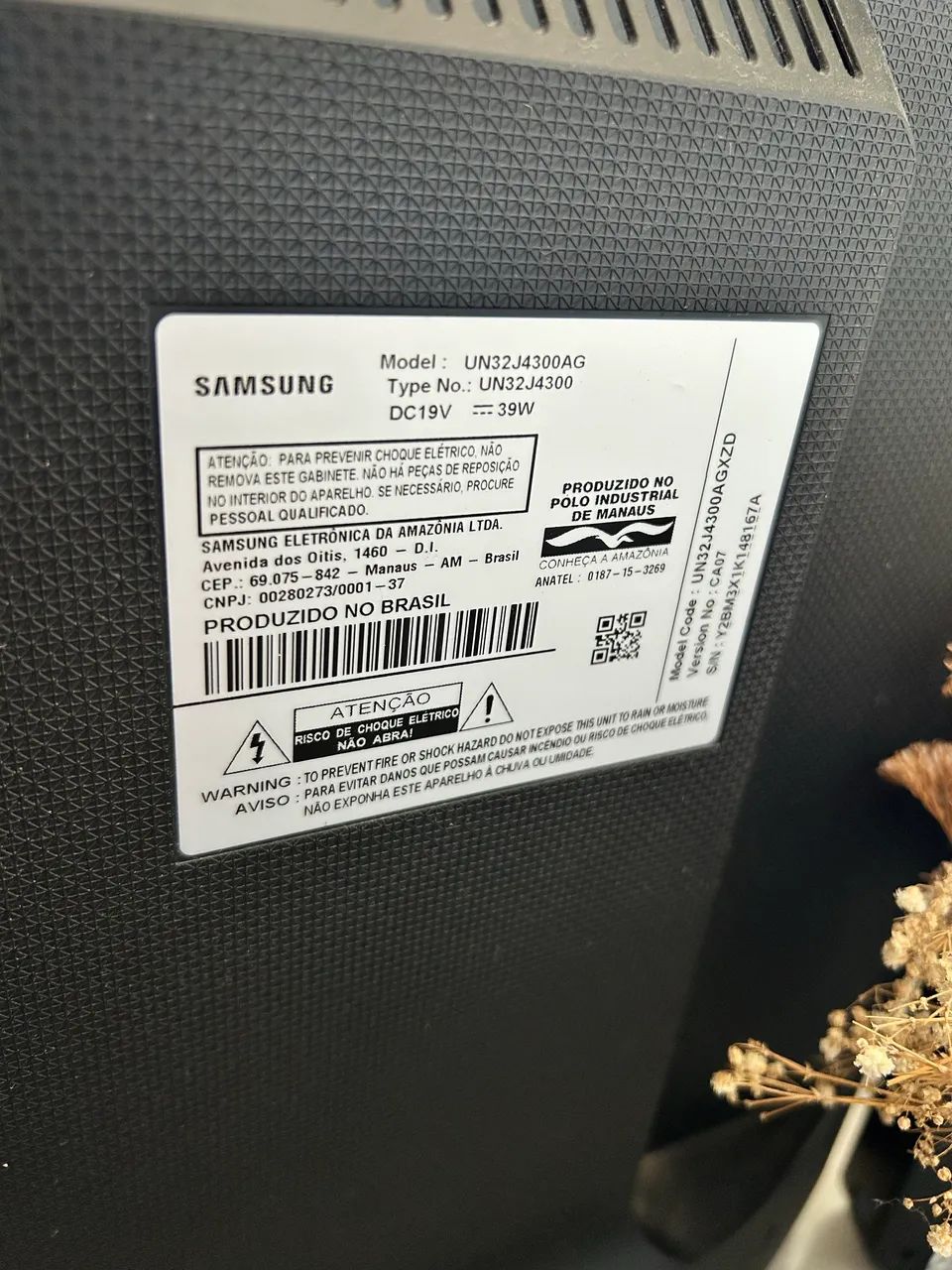 TV Samsung 32 polegadas com defeito na fonte  - Foto 3