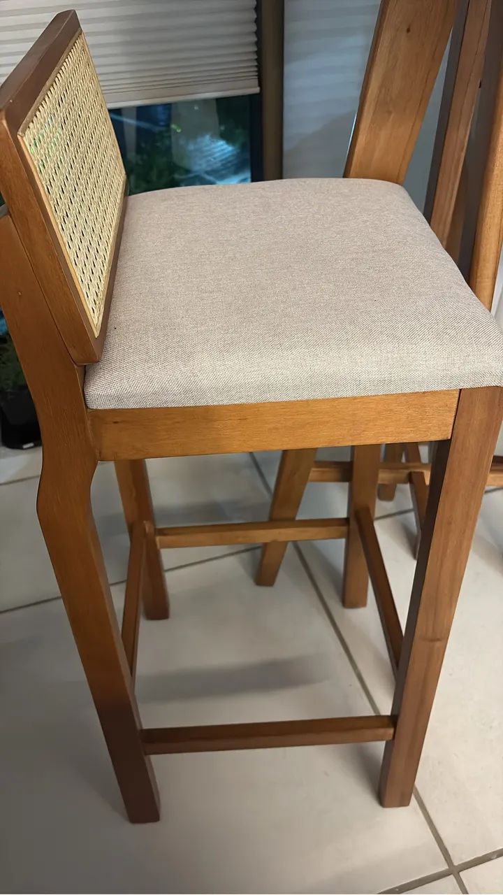 Mesa alta bistrô - madeira taquari - Foto 3