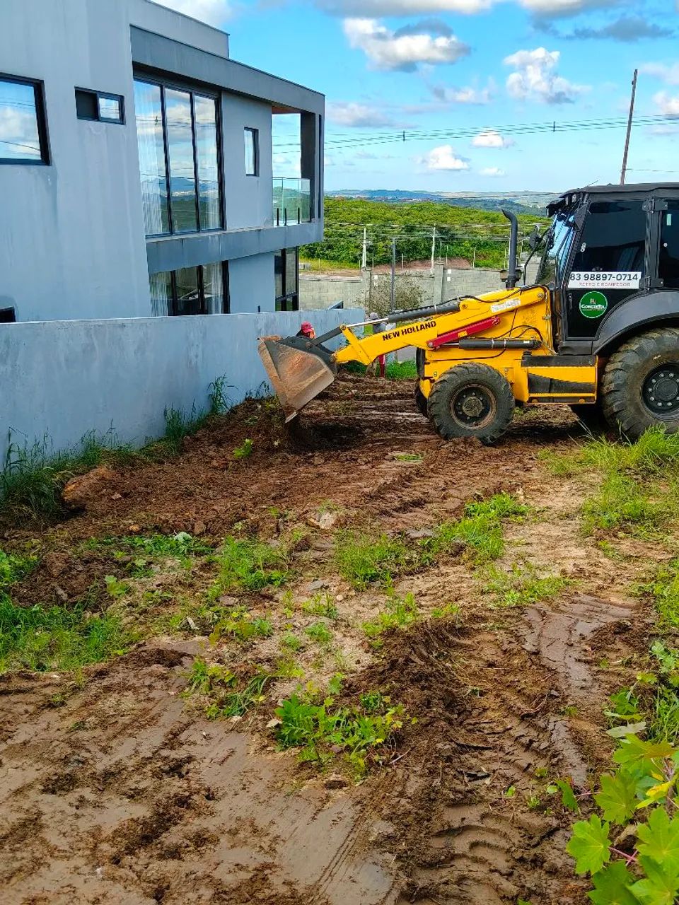 Retroescavadeira e rompedor hidráulico  - Foto 4
