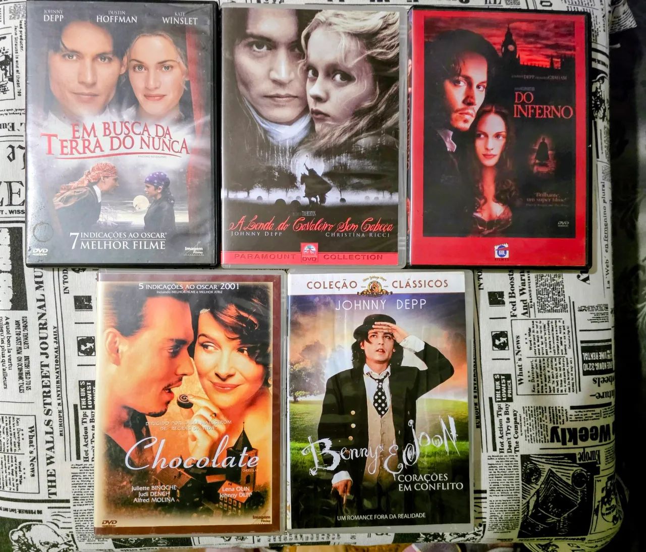 Lote DVD Filmes Johnny Depp - Foto 2