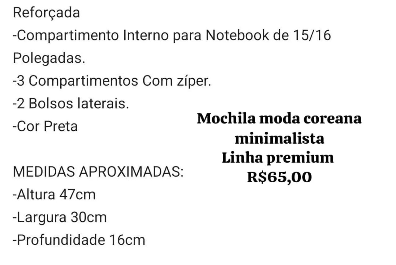 Mochila Premium luxo moda coreana - Foto 4