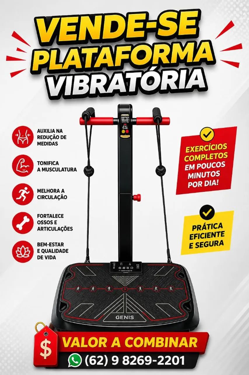 Plataforma Vibratória Genis Polishop | Funcionando Perfeitamente - Foto 3