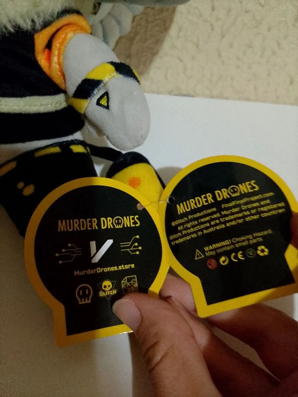 Pelúcia Murder Drones - Serial Designation V (NOVO E COM ETIQUETA OFICIAL DA GLITCH STUDIO - Foto 5