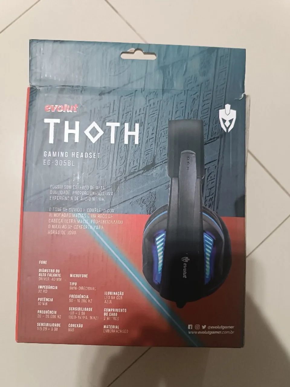 Fone de ouvido Evolut Thoth  - Foto 2