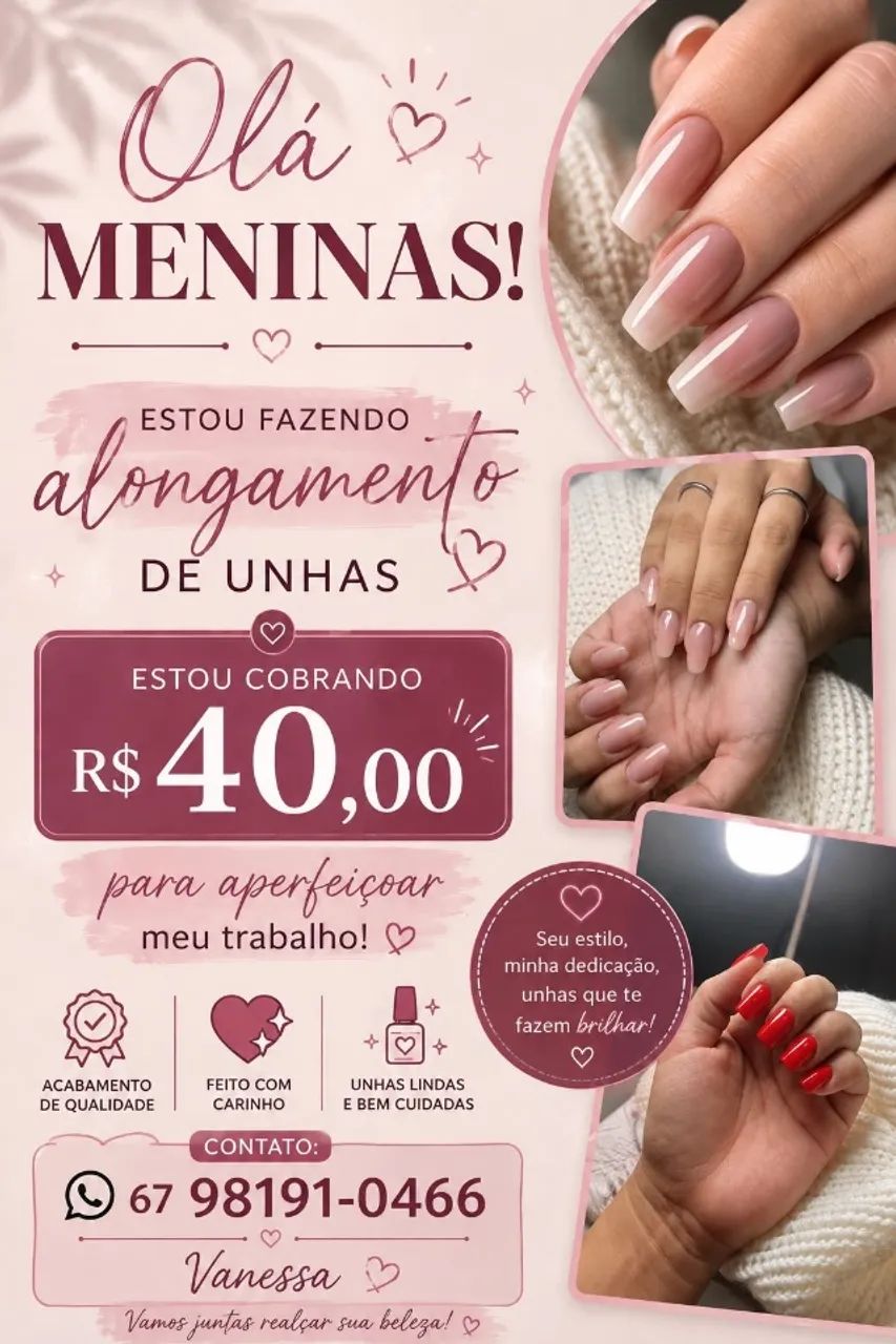 Alongamento de unha