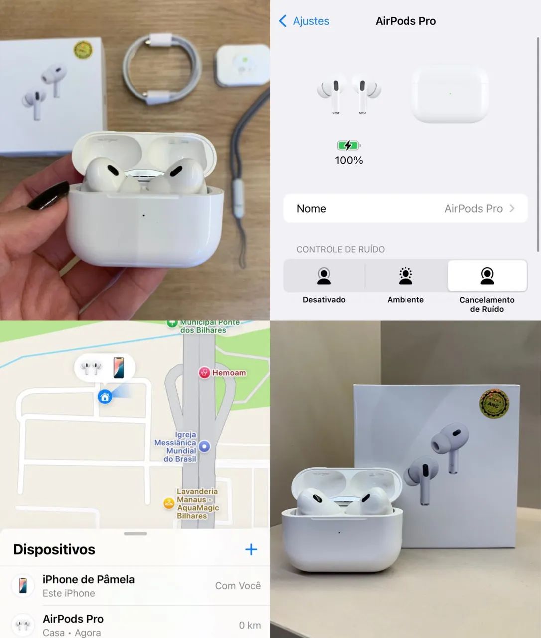 AirPods Pro (2ª Geração) - Acessórios de Celular - Chapada, Manaus
