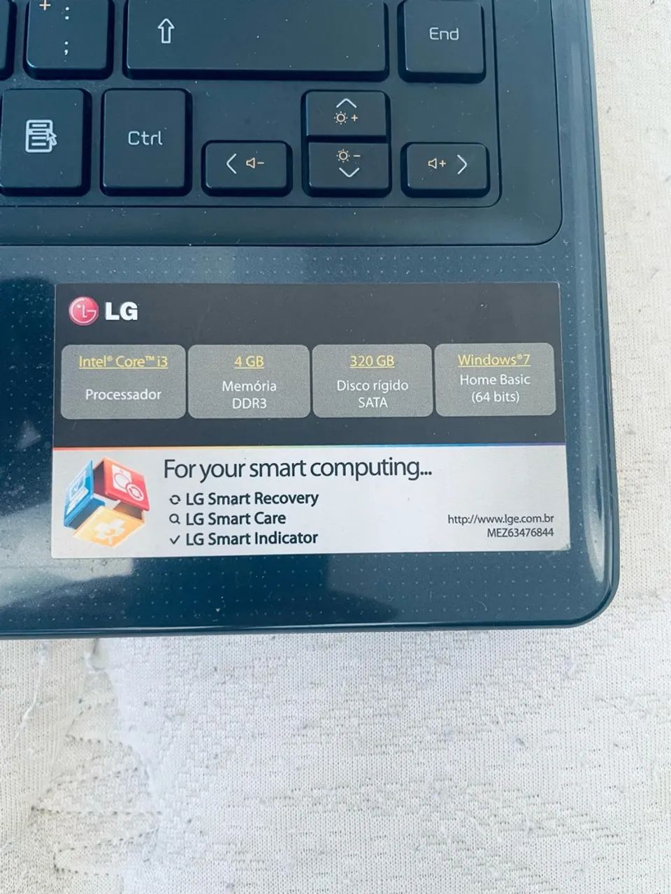 Notebook LG S430 Core i3 | 4GB RAM | HD 320GB | Conservado - Foto 2