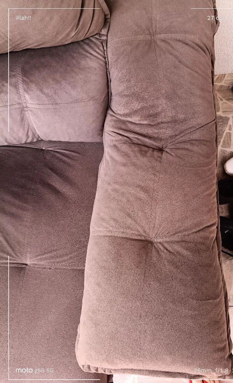 Vendo sofá retrátil e reclinável em bom estado  - Foto 5