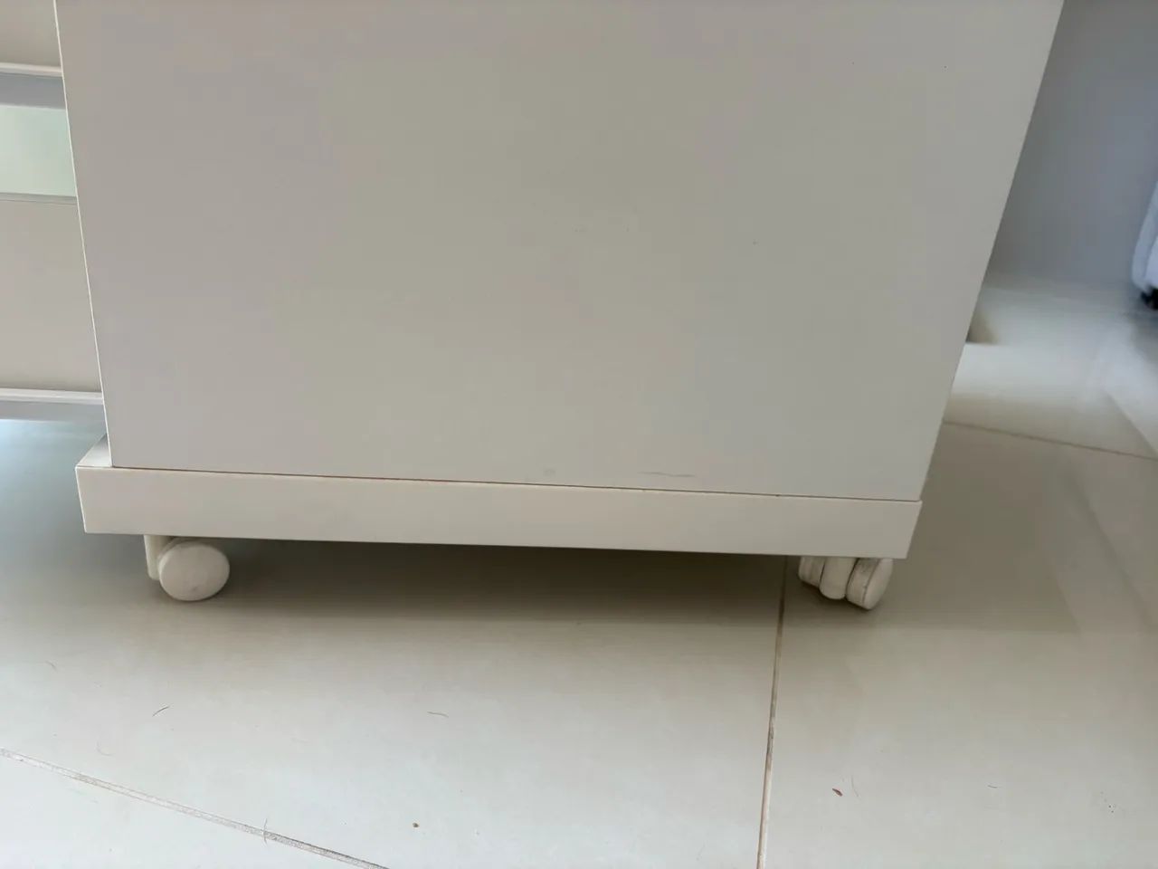 Gaveteiro branco 4 gavetas  - Foto 4
