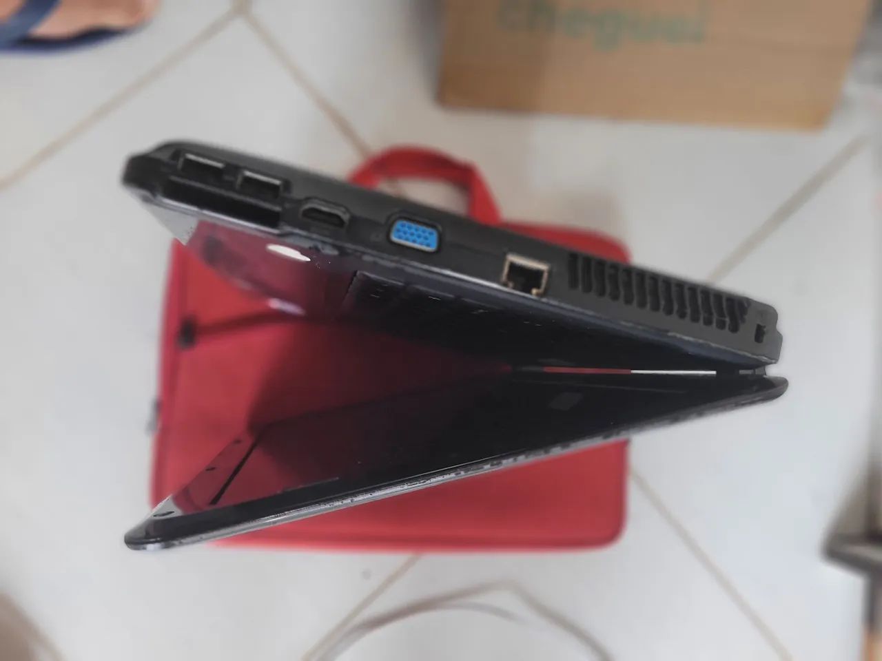 Notebook lenovo intel core duo 8gb tam ssd120 w10 com capa bat segura pouco - Foto 4
