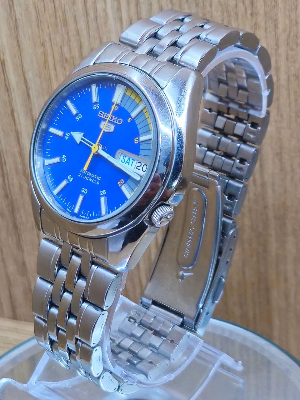 Relógio Seiko 5 automático 7S26-01V0  - Foto 4