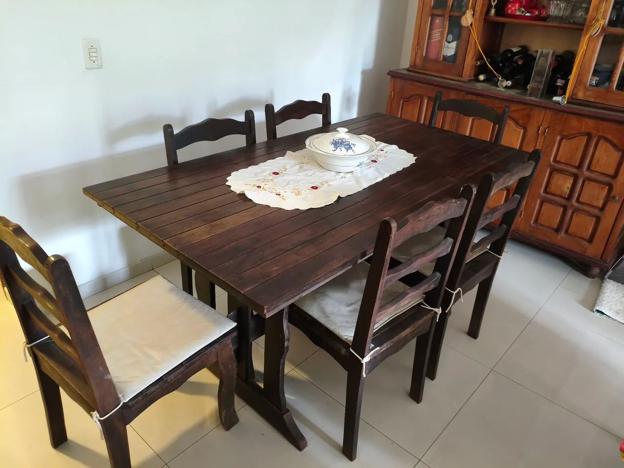 Conjunto de sala de jantar com 6 cadeiras - Foto 3