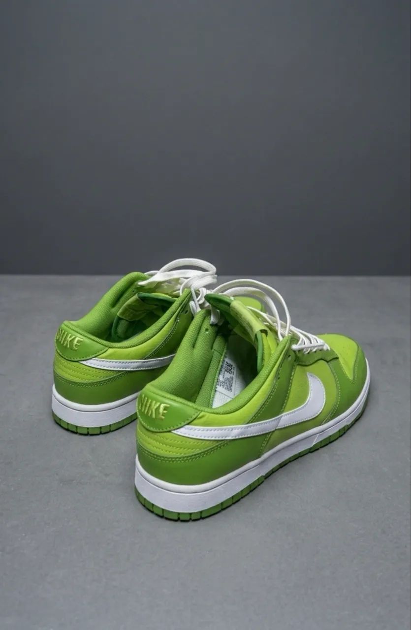 Nike Dunk Low Verde/Branco - Foto 4