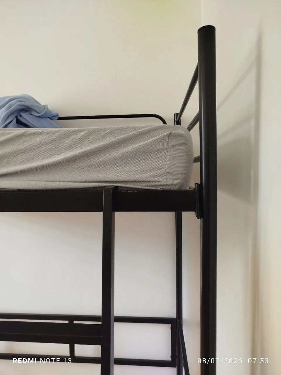 Cama Beliche Solteiro Ferro Suspenso Casa Tema - Foto 5
