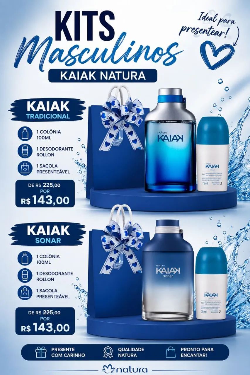 Kits Dia dos Pais Natura e Boticário e Avon  - Foto 2