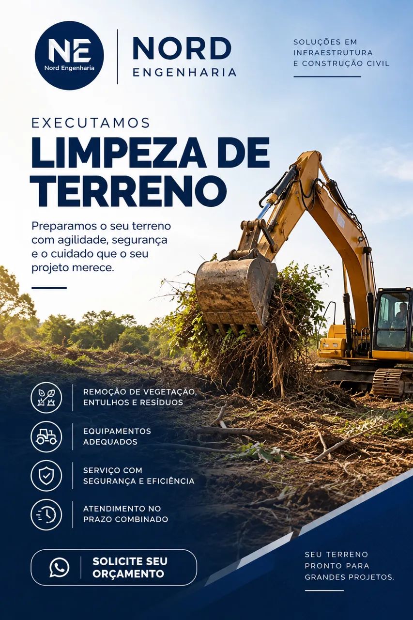 Serviços de limpeza e demolições 