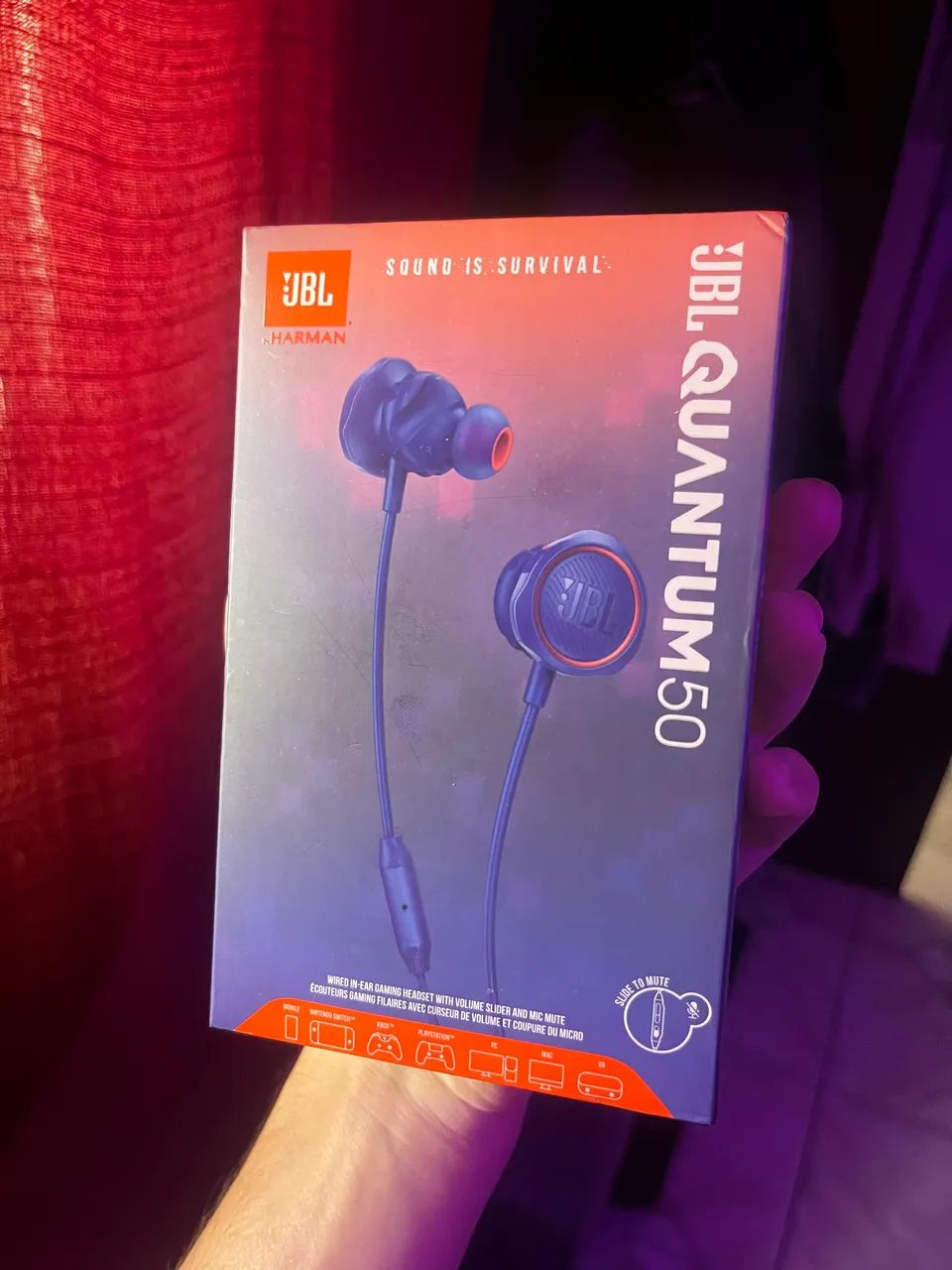 JBL QUANTUM 50 PURPLE - Foto 2