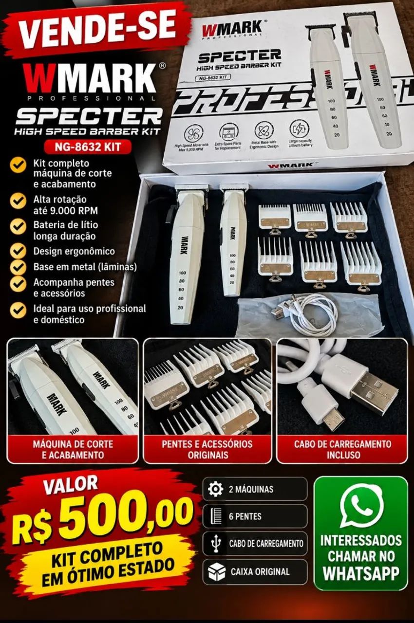 MAQUINA DE CORTAR CABELO 