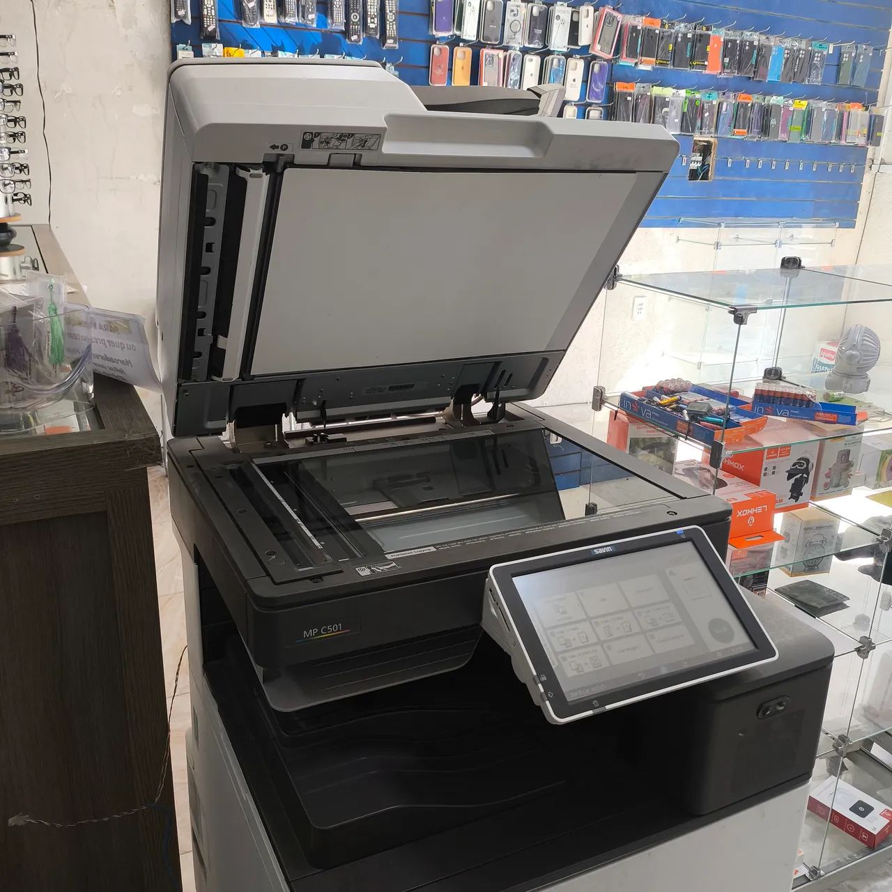 Impressora Laser colorida Ricoh MP c501 super completa rápida e com alta resolução  - Foto 4