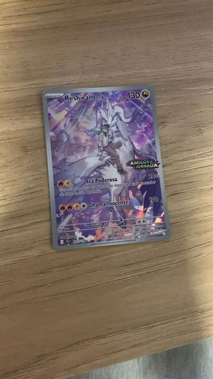 Carta Pokémon Reshiram do N