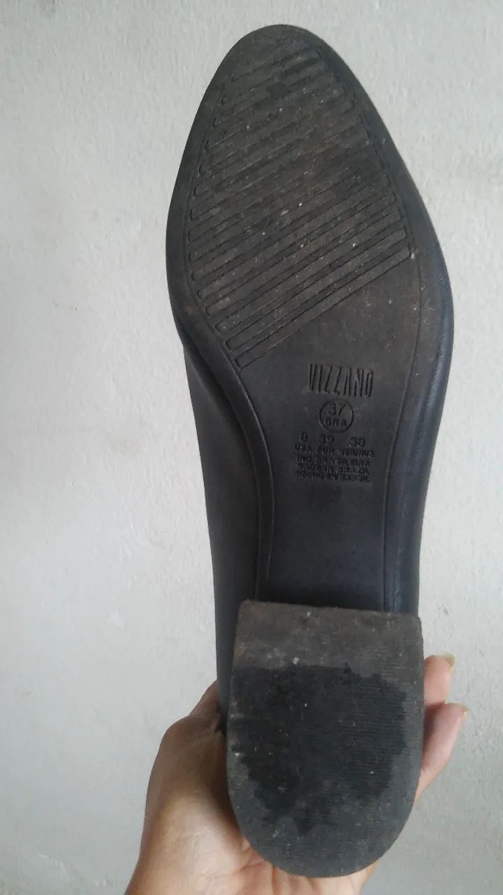 Scarpin de couro Vizzano - Foto 4