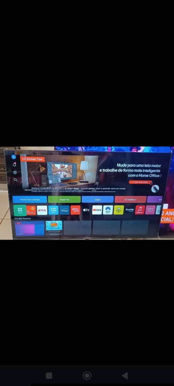 Tv Smart LG 43 Polegadas 4k Ultra HD Completa Lançamento 