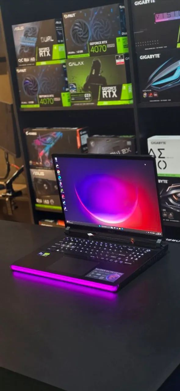 Notebook Gamer MSI Raider i9 13°HX + RTX 4070 - Foto 2