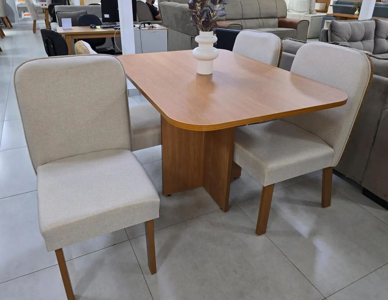 Mesa de jantar 4 cadeiras  - Foto 5