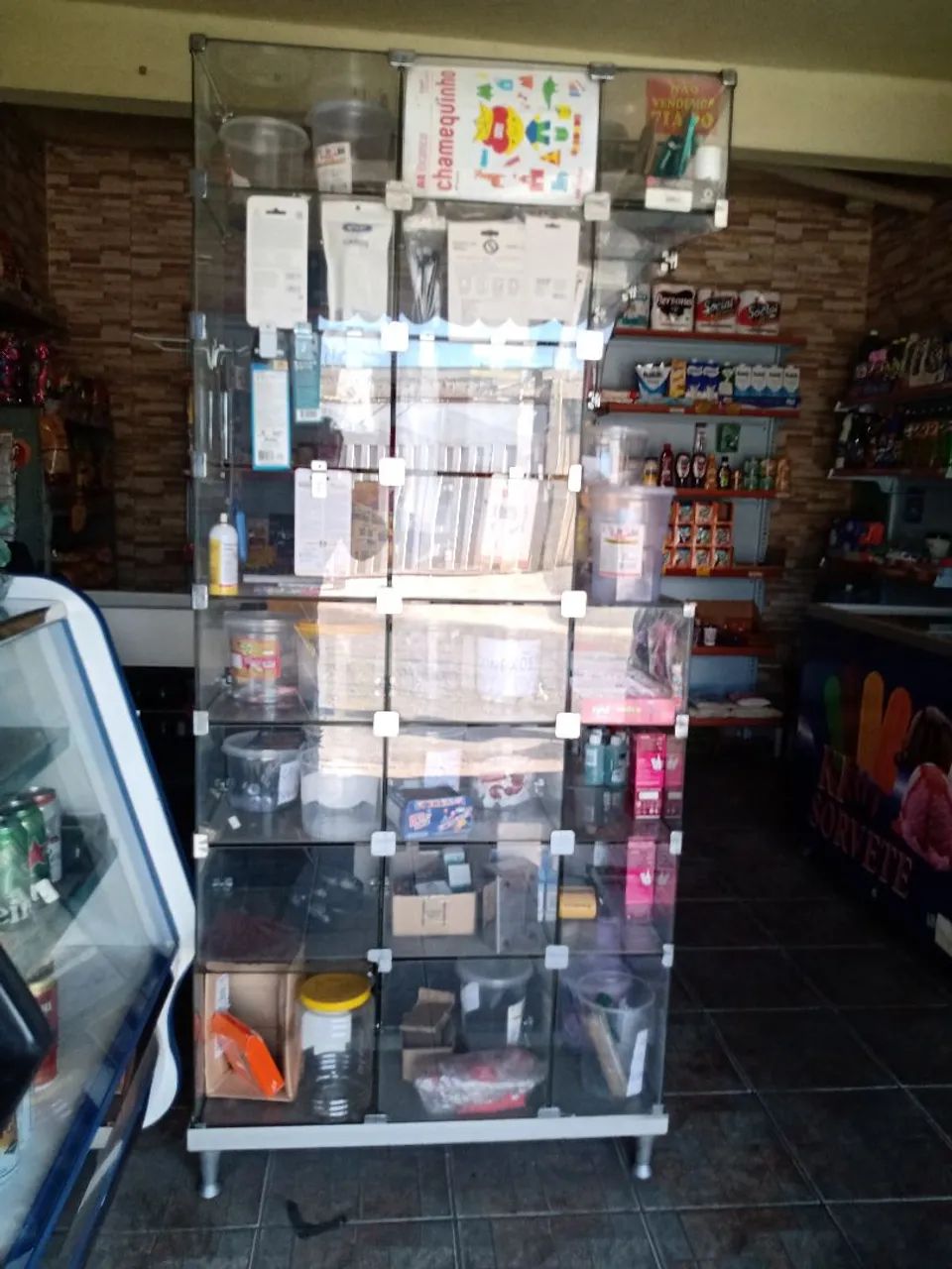 Expositor de vidro 