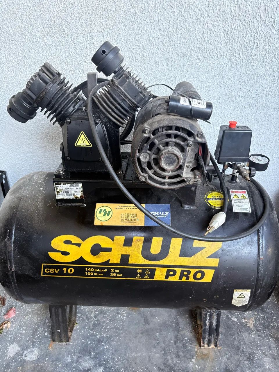 Compressor de Ar SCHULZ 10PSI  - Foto 2