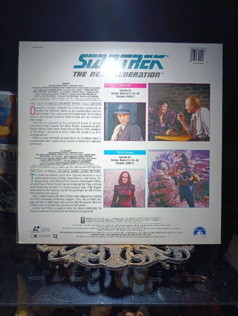 Laserdisk Star Trek The Next Generation - 73 e 74 - Foto 2