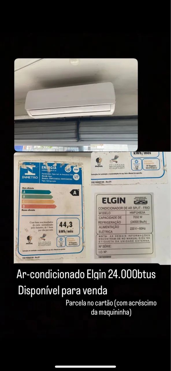 Ar condicionado 24.000 btus - Foto 4