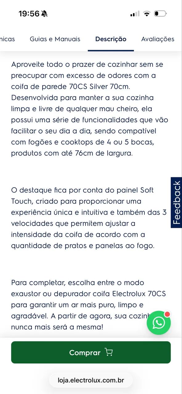 Coifa Electrolux nunca utilizada - Foto 5