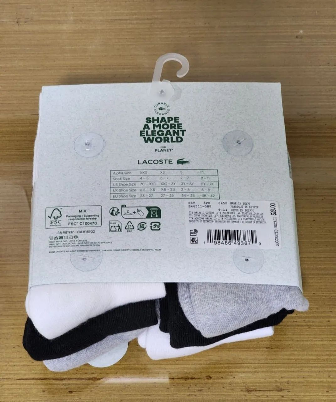 Pack com 6 meias masculina cano alto 39/43 - Foto 2