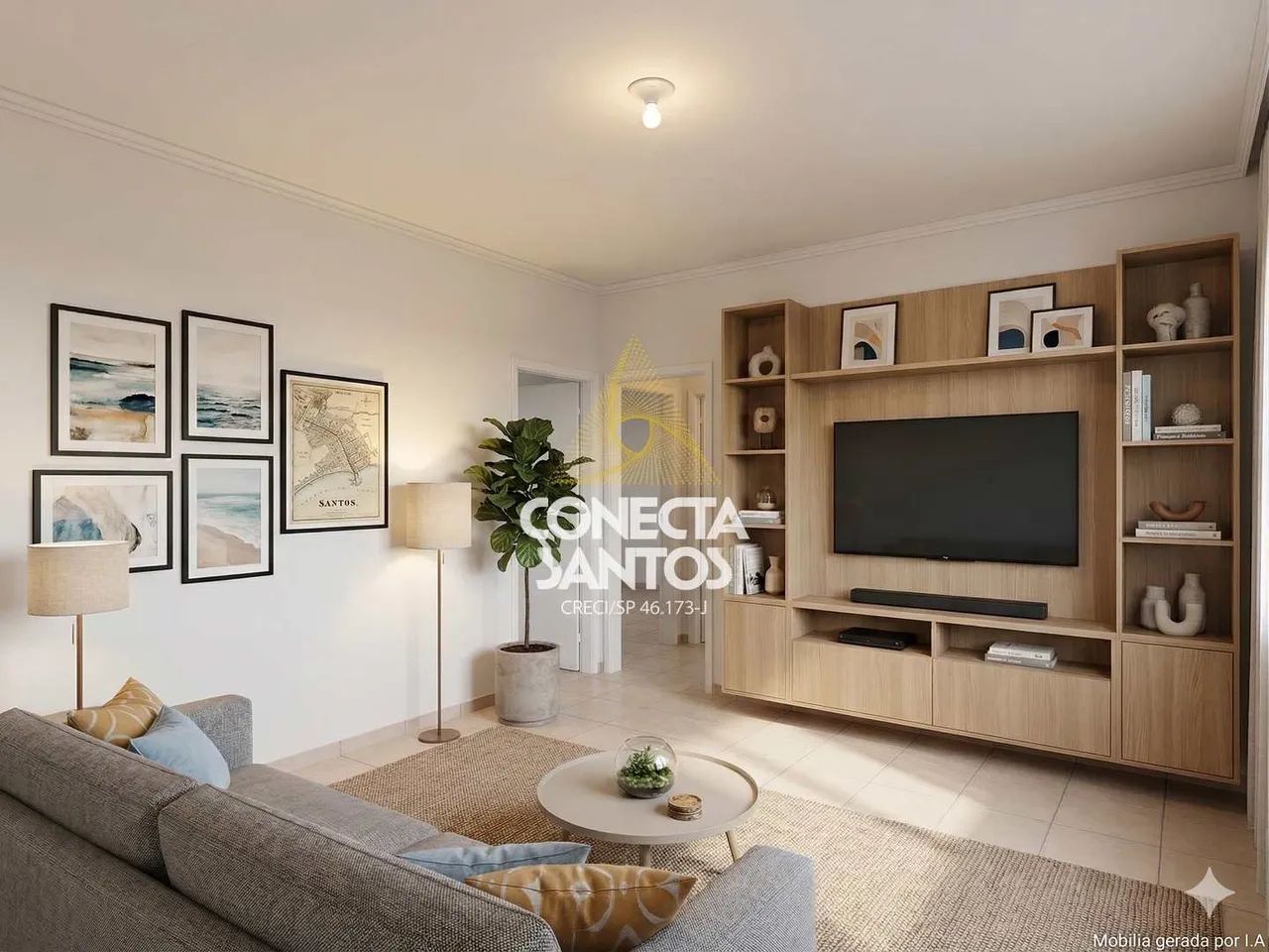 Apto 2 quartos São Vicente - R$ 265 mil, Cod: 1724 - Foto 2
