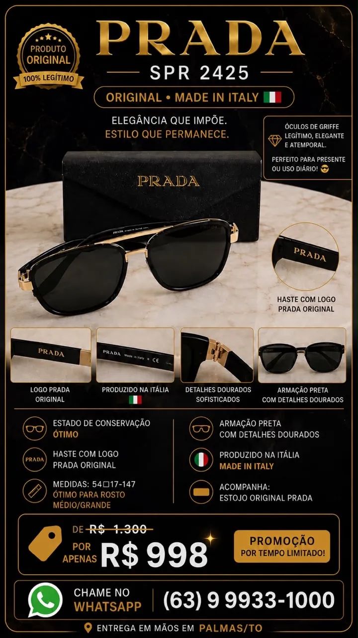 Óculos de Sol Prada SPR 2425