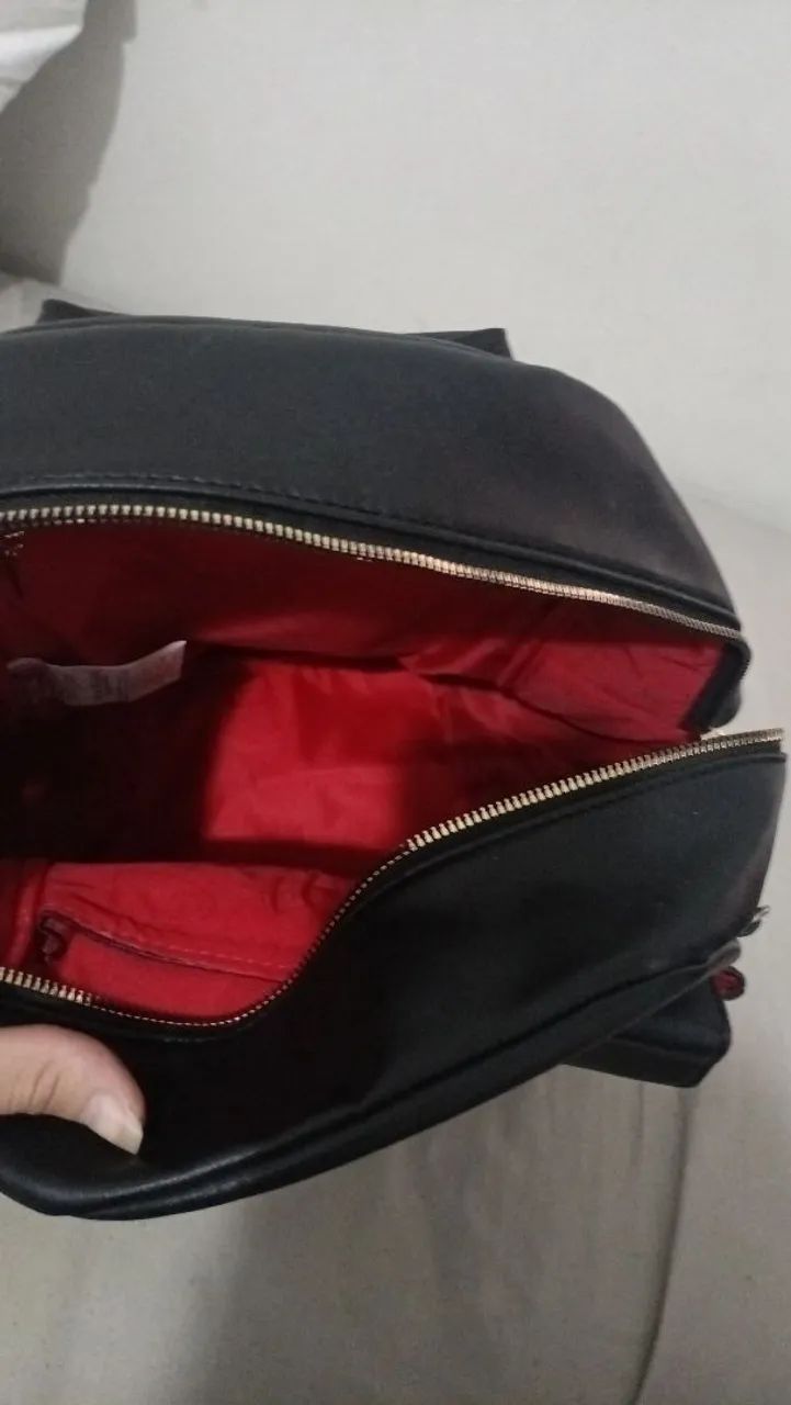 Mochila Mickey social couro nova - Foto 3