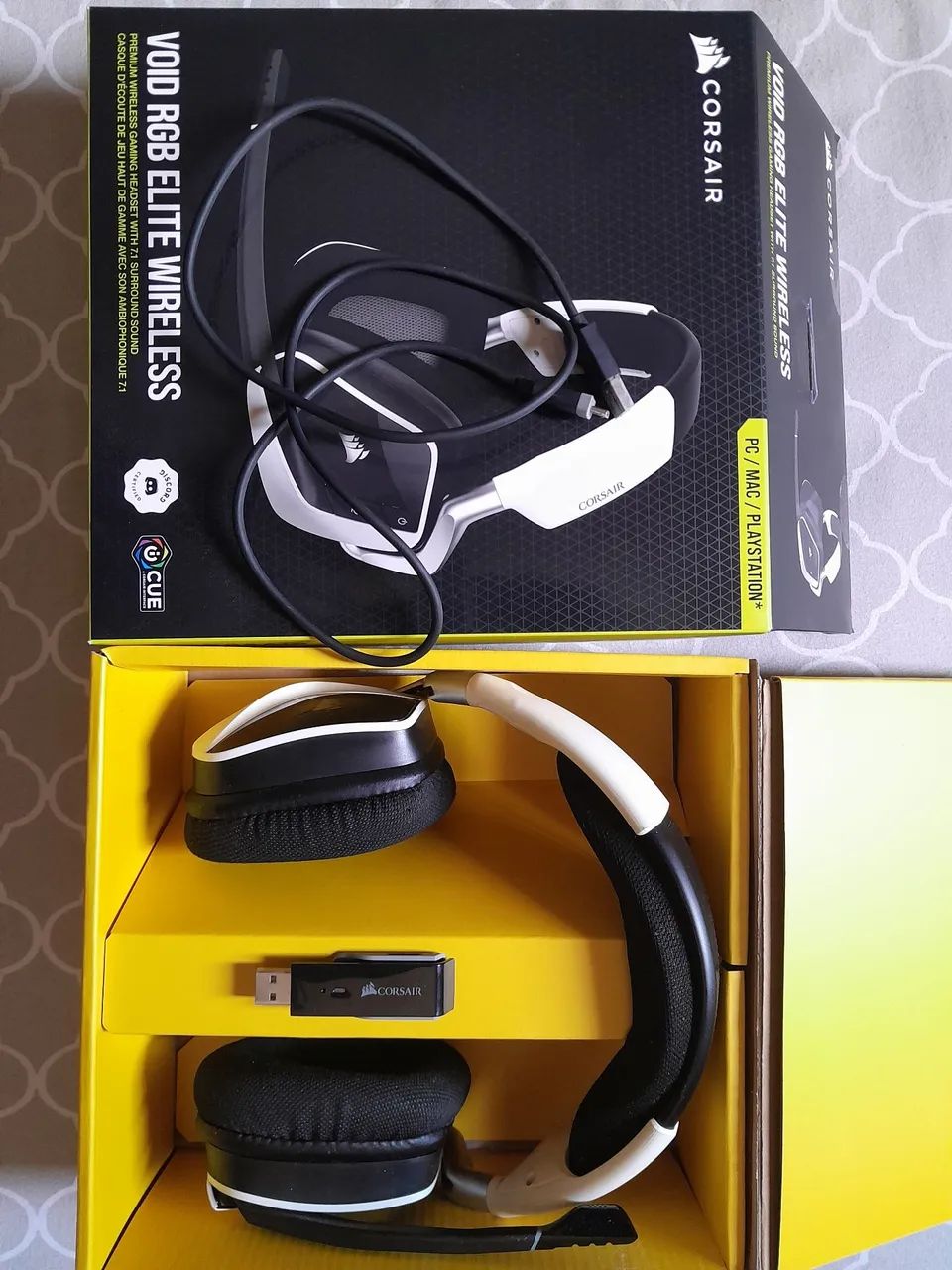 Headset Corsair Elite Void sem fio - Foto 4