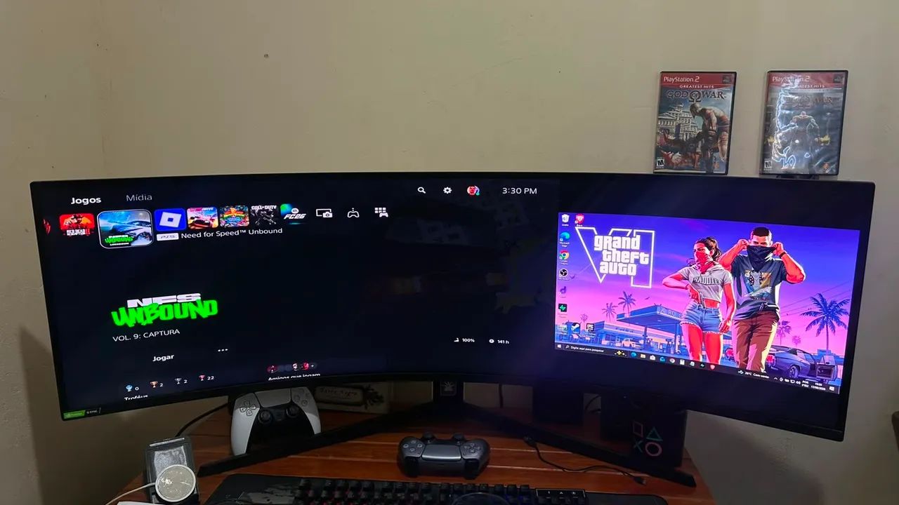 Monitor Odyssey G9 49 polegadas qled curvo