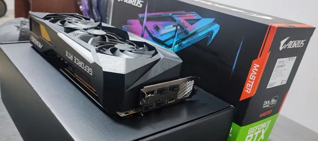 RTX 3070 TI Aorus Master 8GB Impecável - Foto 2