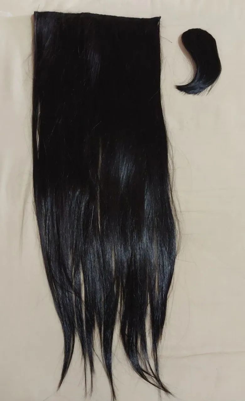 Apliques de cabelo liso