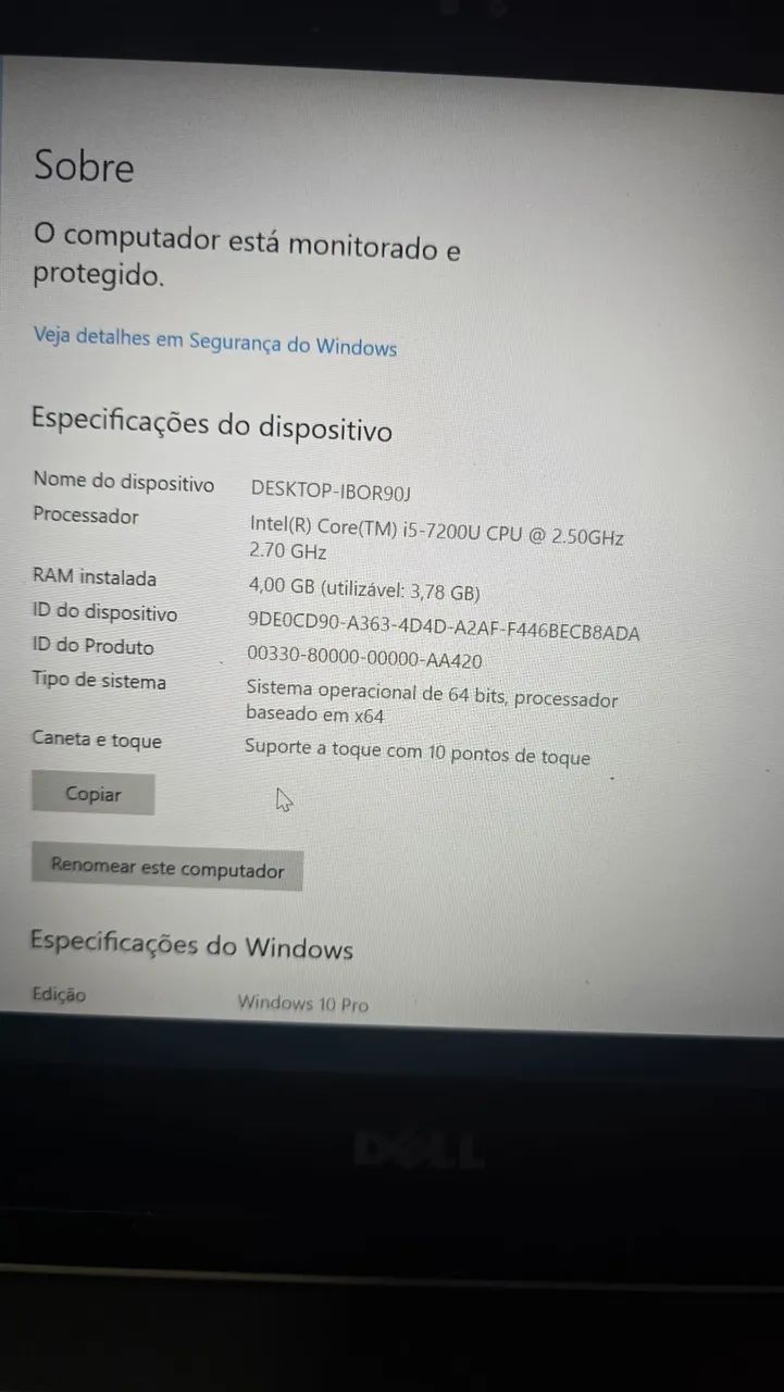 Notebook Dell toque na tela - Foto 5