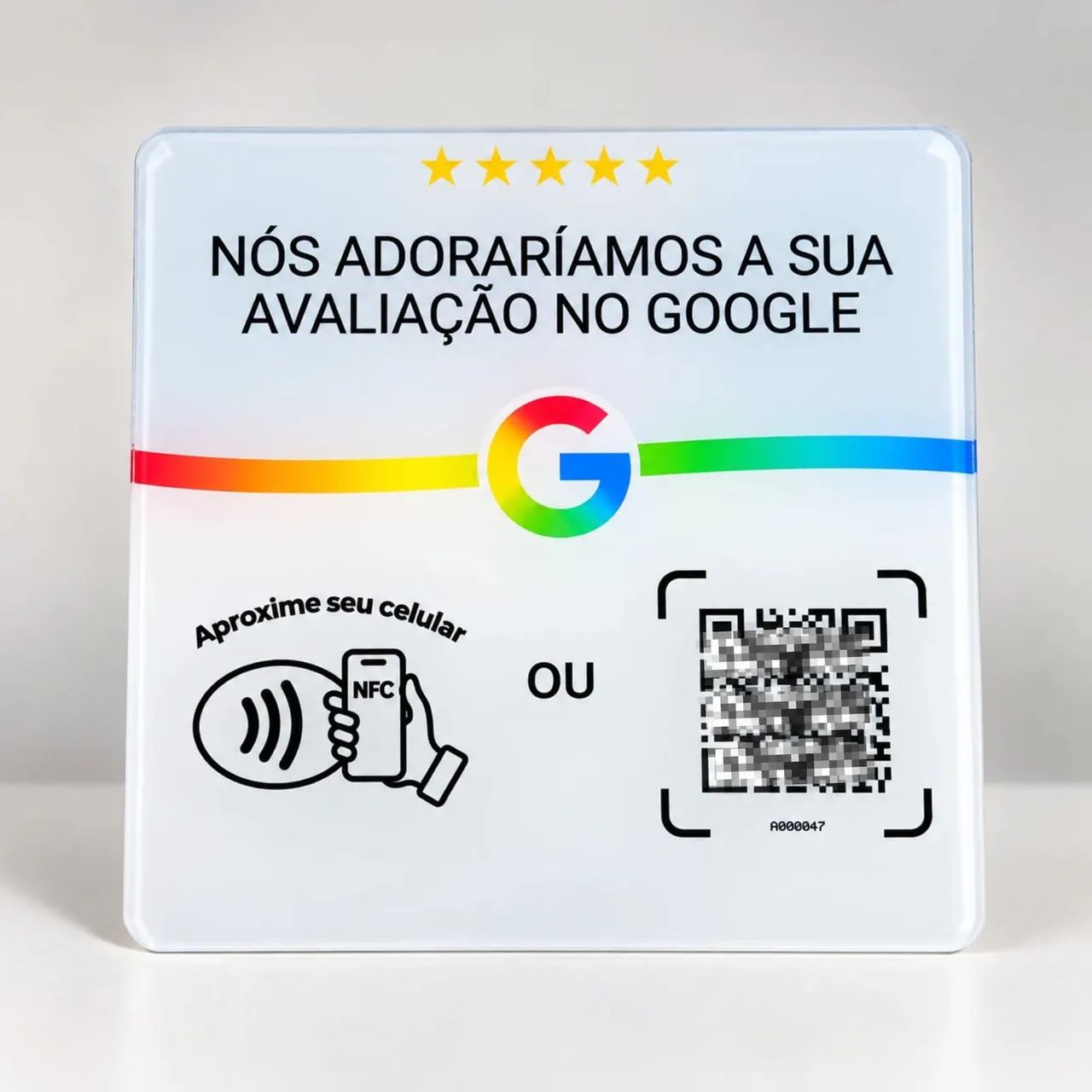 Placas Google NFC + QR Code<br>NFC + QR Code - Foto 5