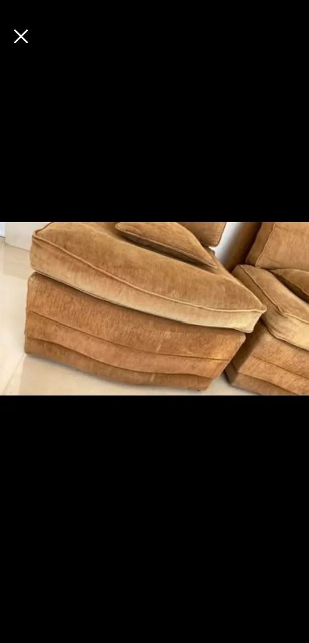 50% OFF kit de 02 poltronas em tecido Grosso  - Foto 3